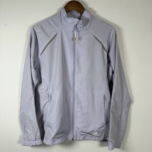 Women's Adidas Running Jacket Lightweight Purple Size Large Spring